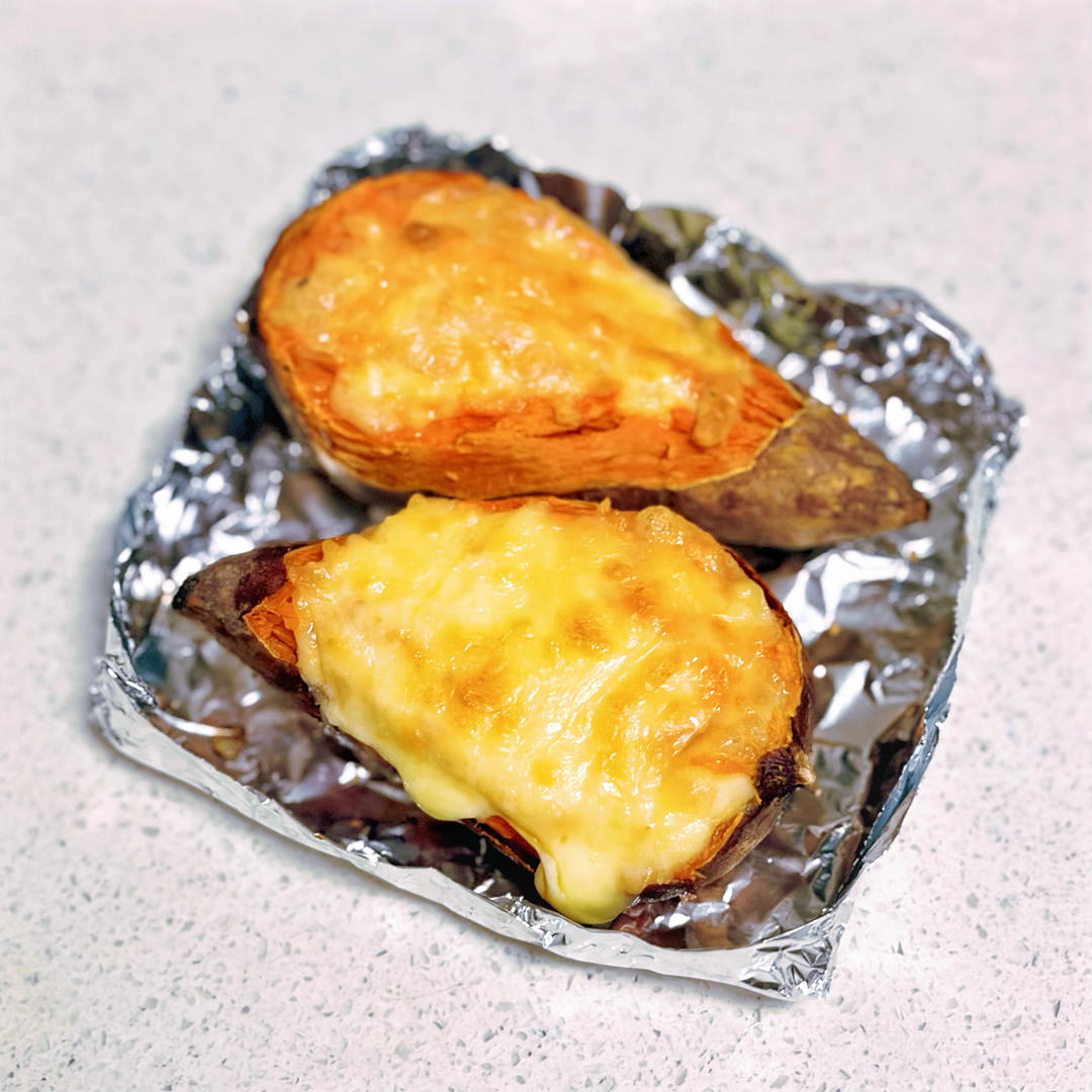 奶香芝士焗红薯