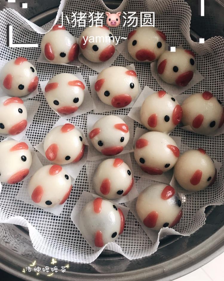 小猪汤圆