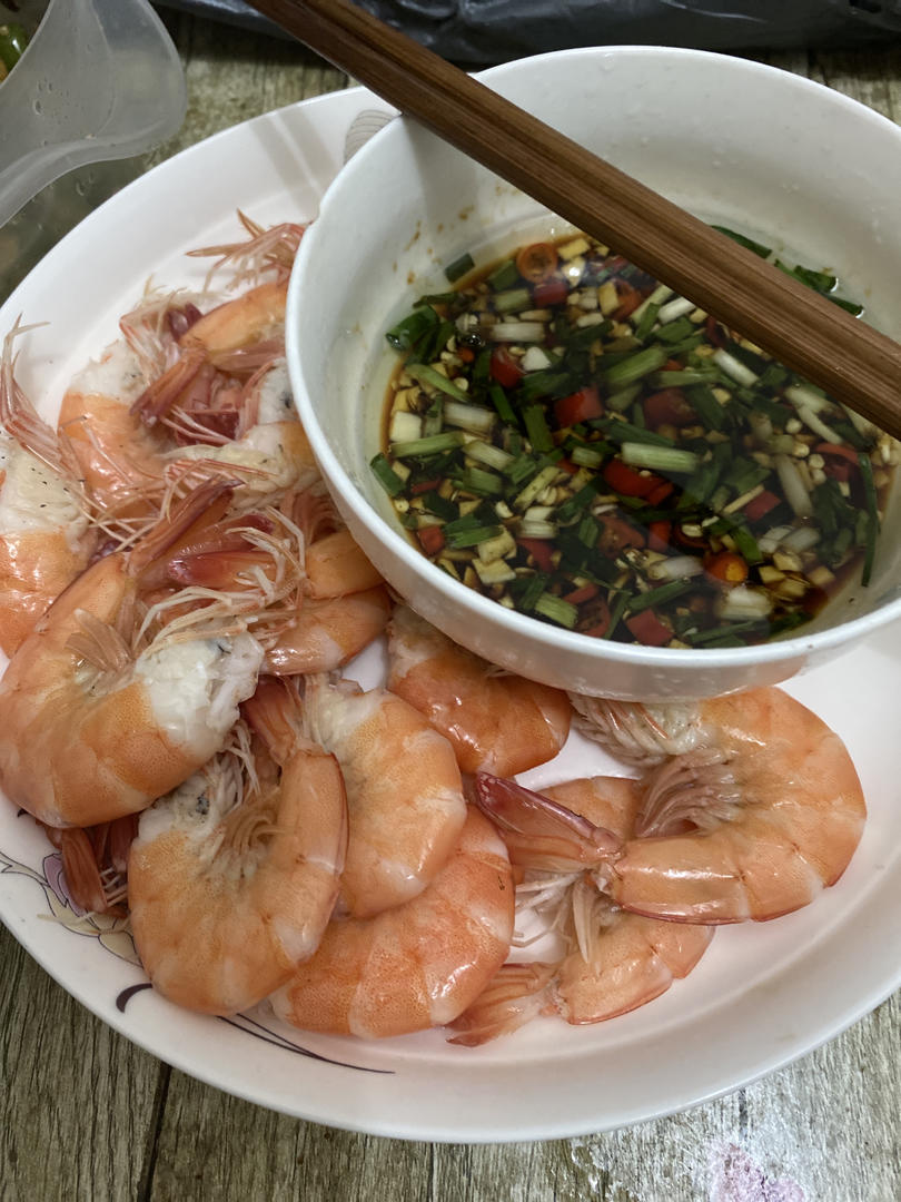 fc圆子啊做的白灼虾蘸料