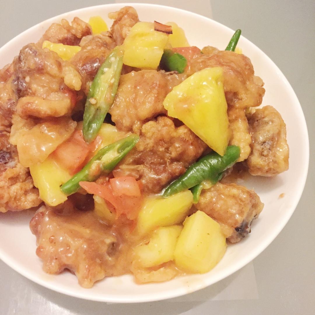 菠萝咕噜排骨