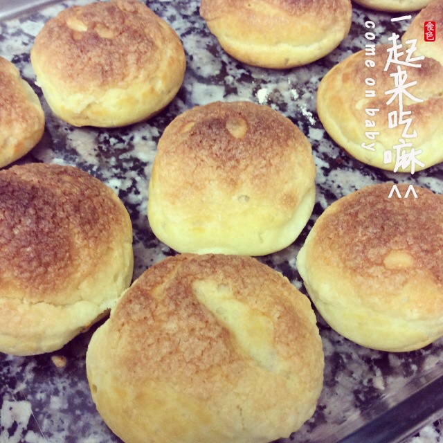菠萝酥皮泡芙