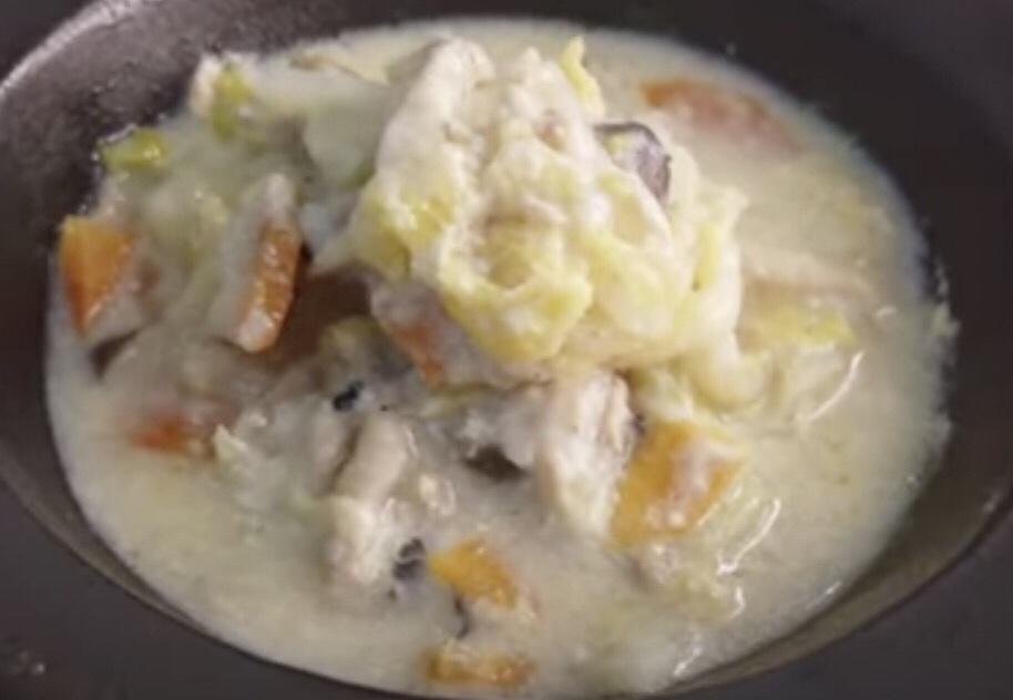 豆乳のクリーム煮