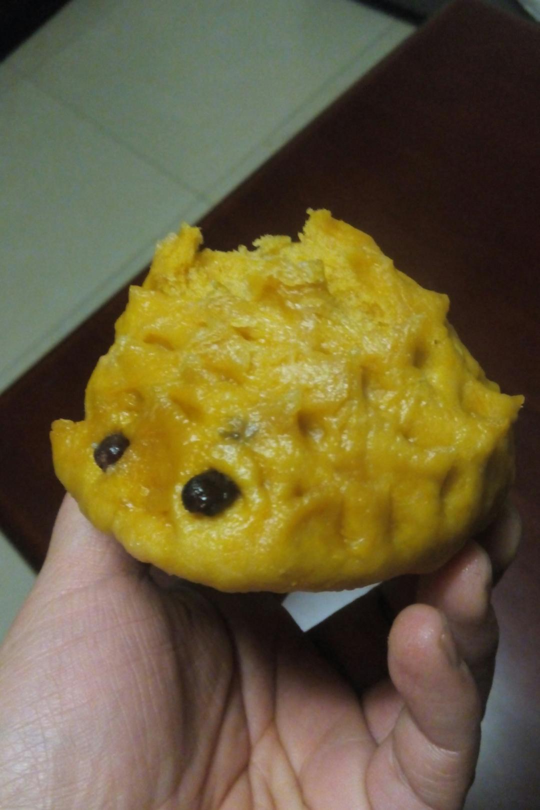 南瓜刺猬馒头
