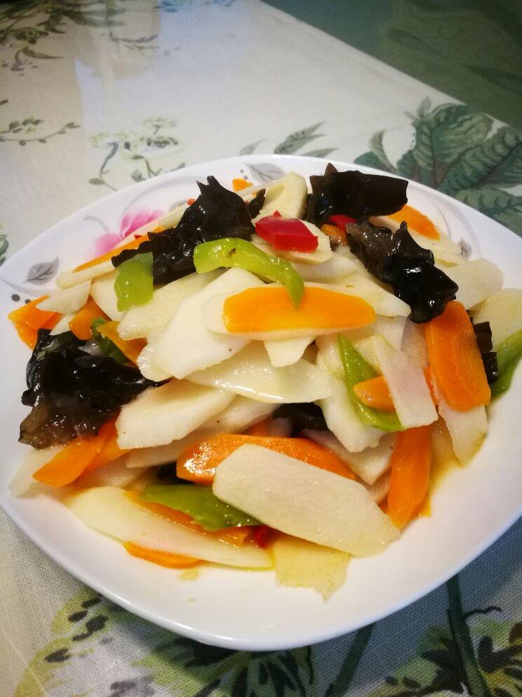 木耳炒山药
