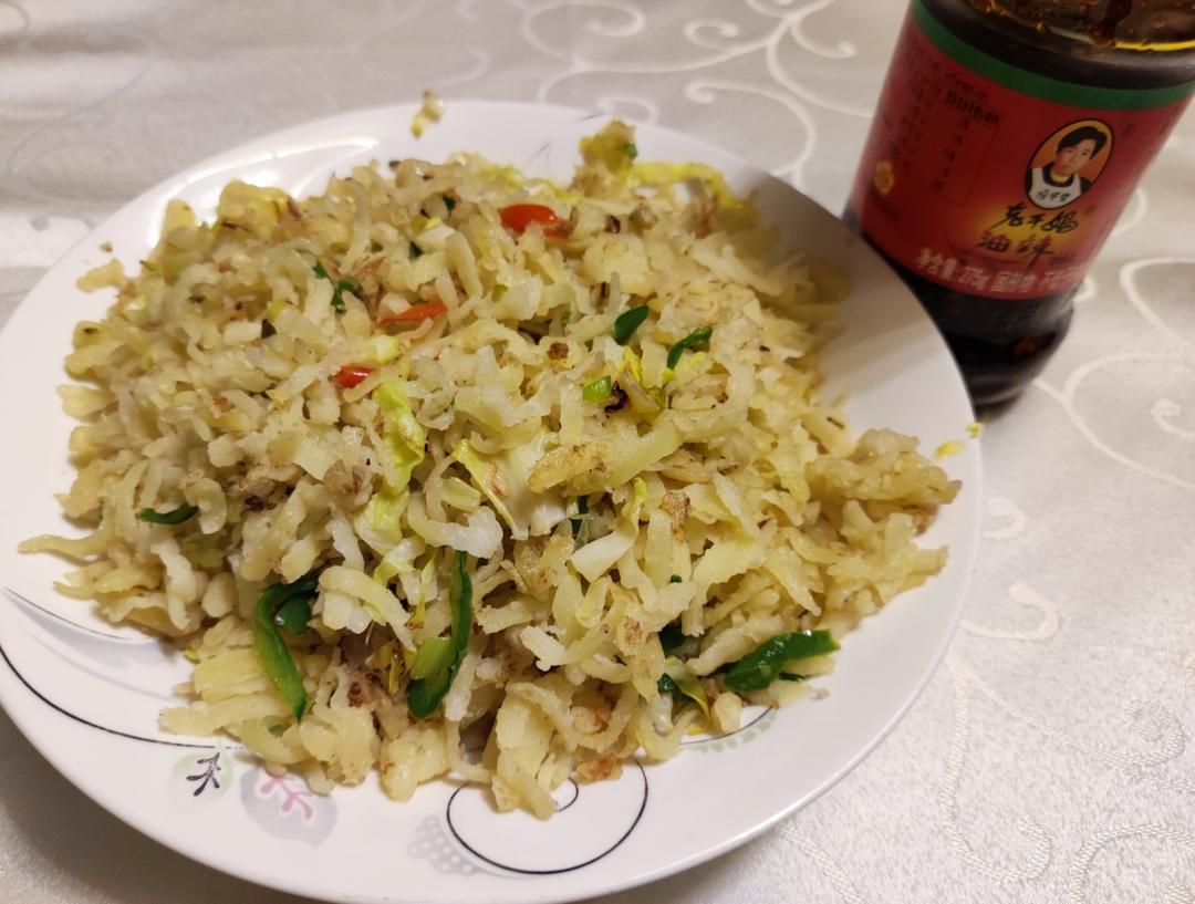 可菜可饭的土豆拨烂子的做法