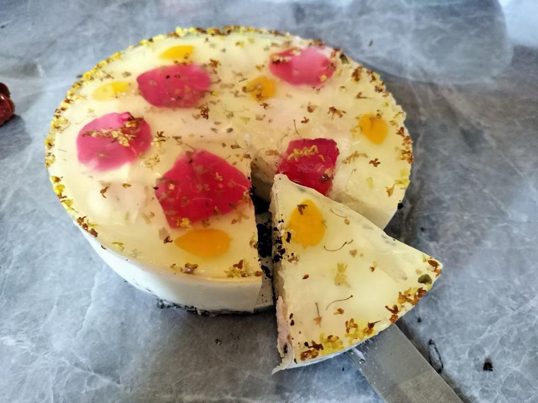 【樱花镜面蛋糕×樱花泡芙】