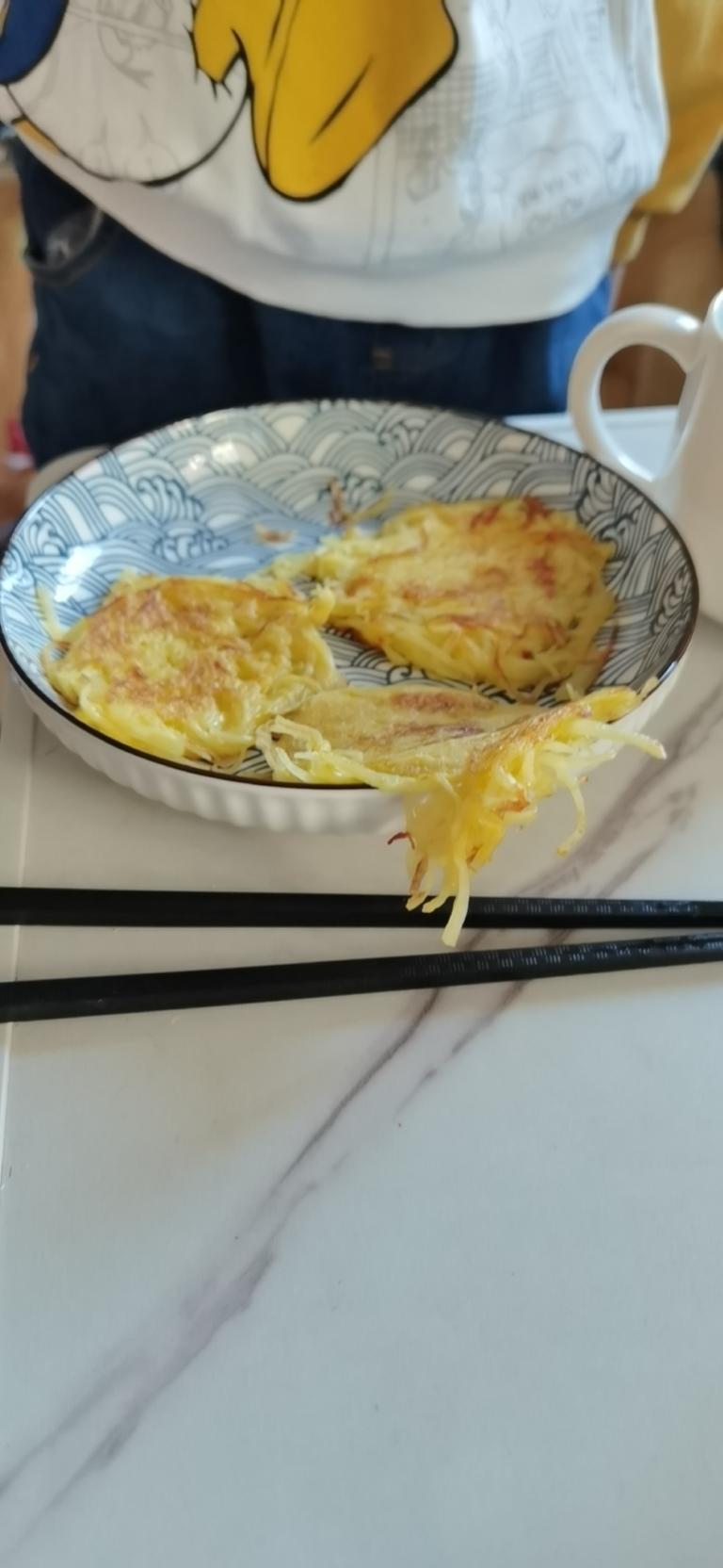土豆丝鸡蛋饼