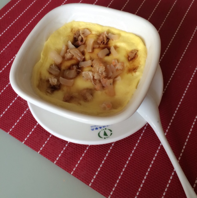 超快手微波炉3分钟虾皮鸡蛋羹