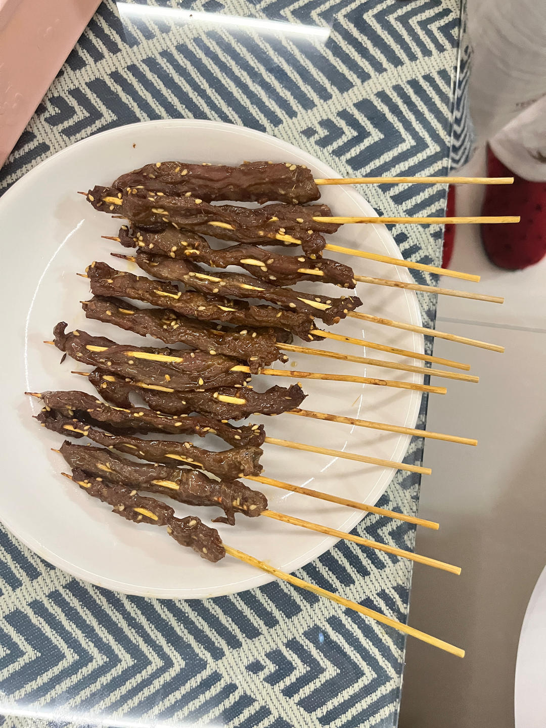 超级快手好吃的烤牛肉串