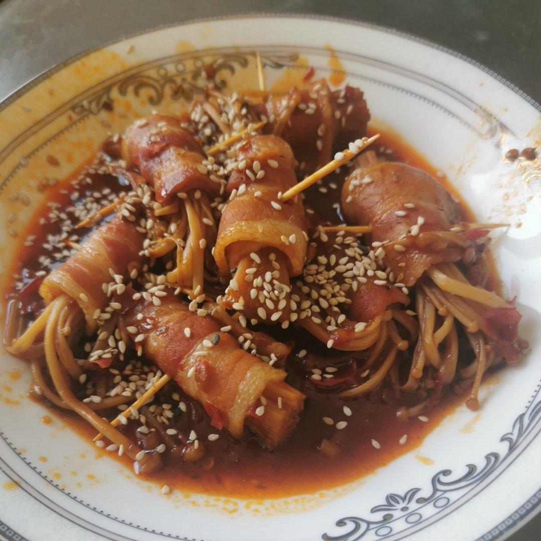 培根卷金针菇