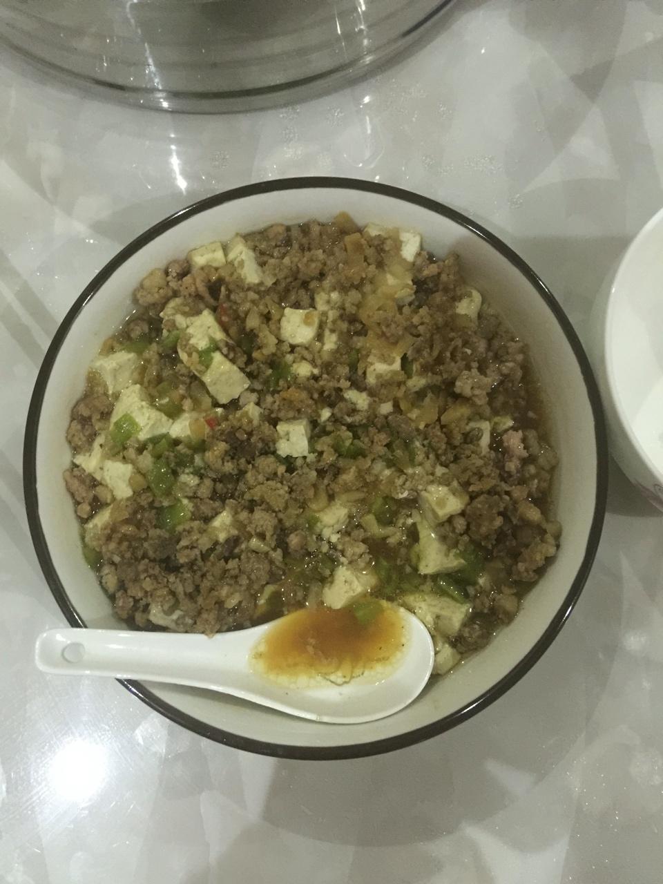 肉末蒸豆腐