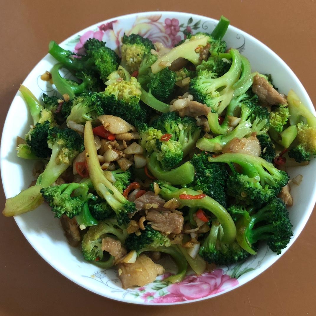 西兰花炒肉
