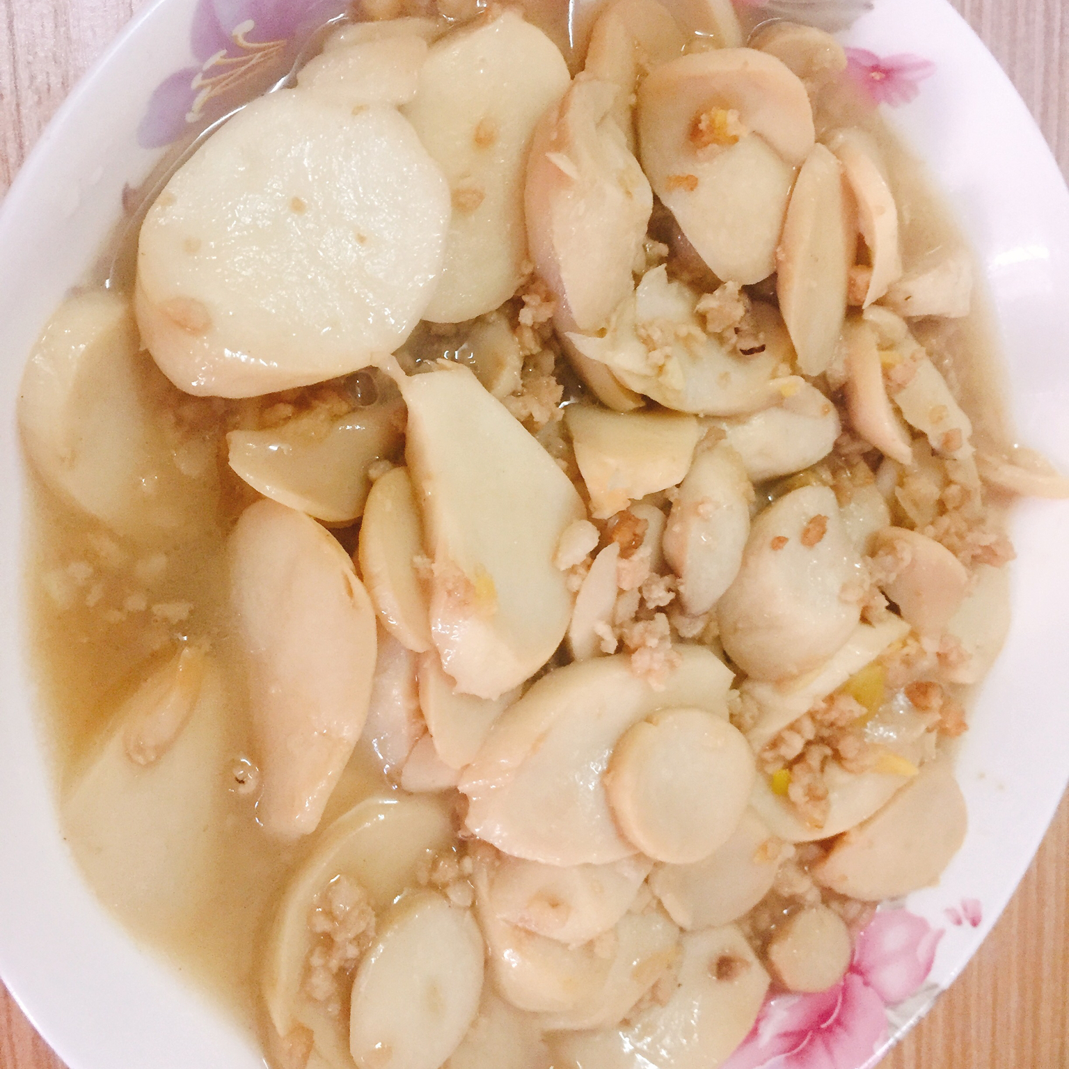 杏鲍菇炒肉片