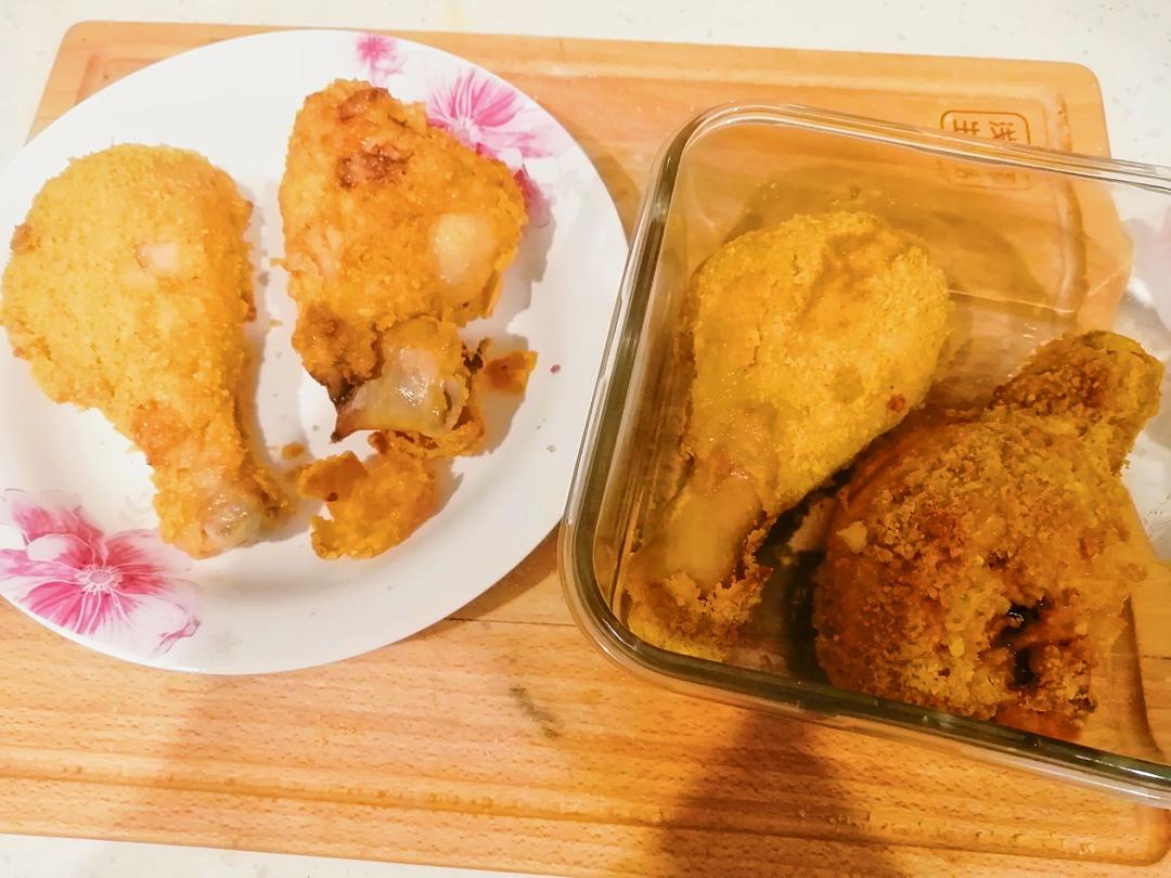 薯片奥尔良炸鸡腿（烤箱版不放油）