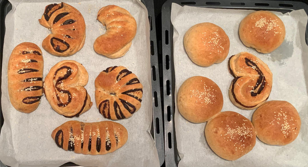 豆沙面包|包含5种整形方法|干货篇