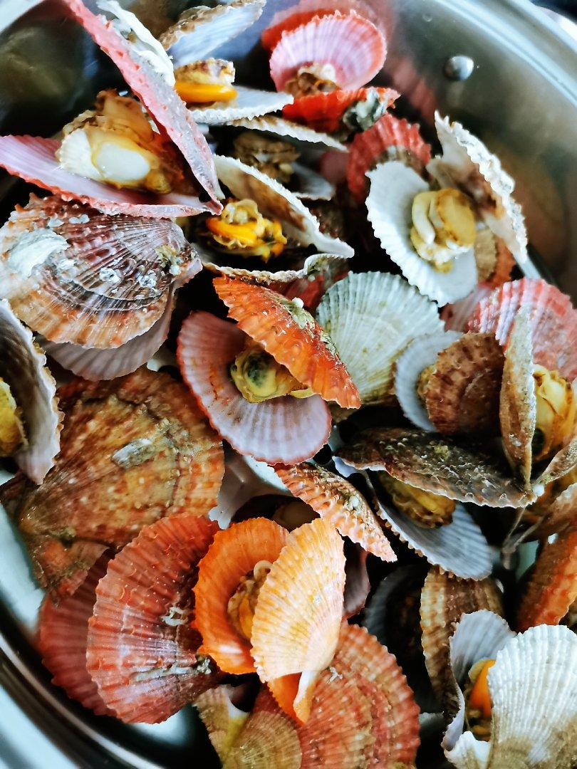 清蒸扇贝（海鲜大餐直播菜单）