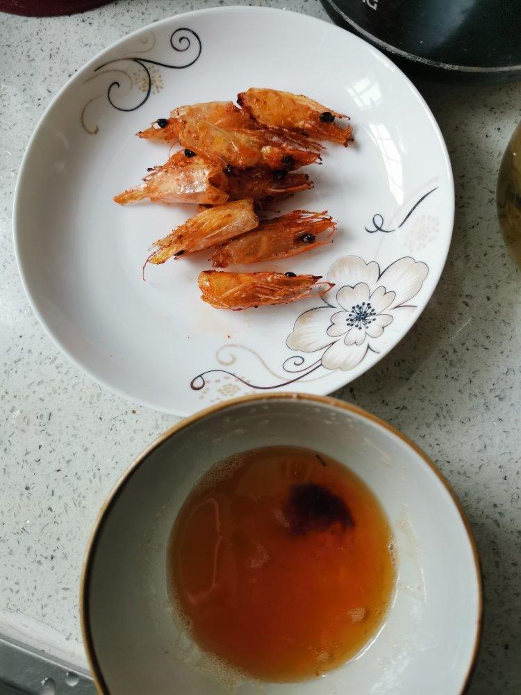 熬虾油炸虾头