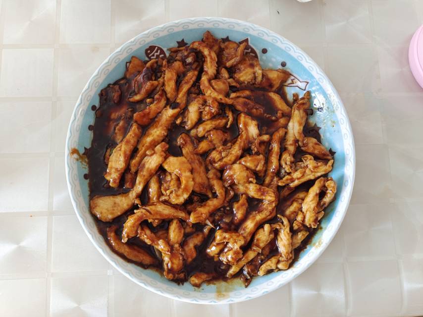 京酱肉丝（鸡胸肉版）