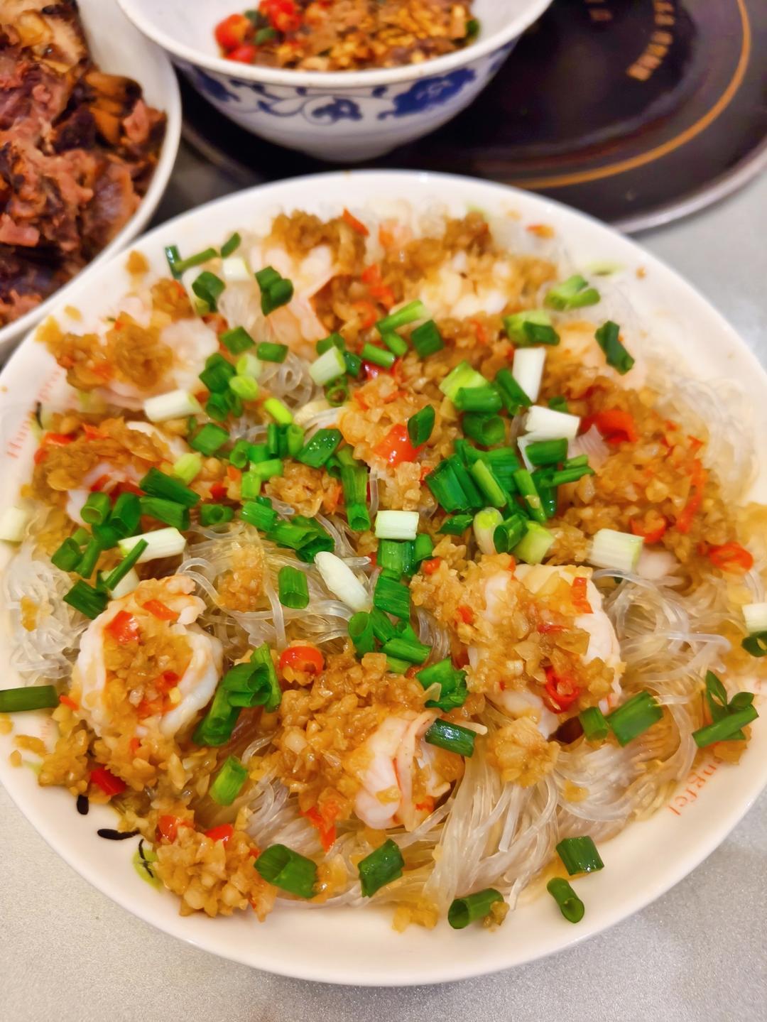 蒜蓉粉丝蒸虾