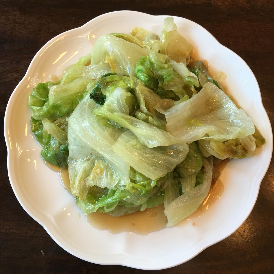 蒜蓉炒生菜