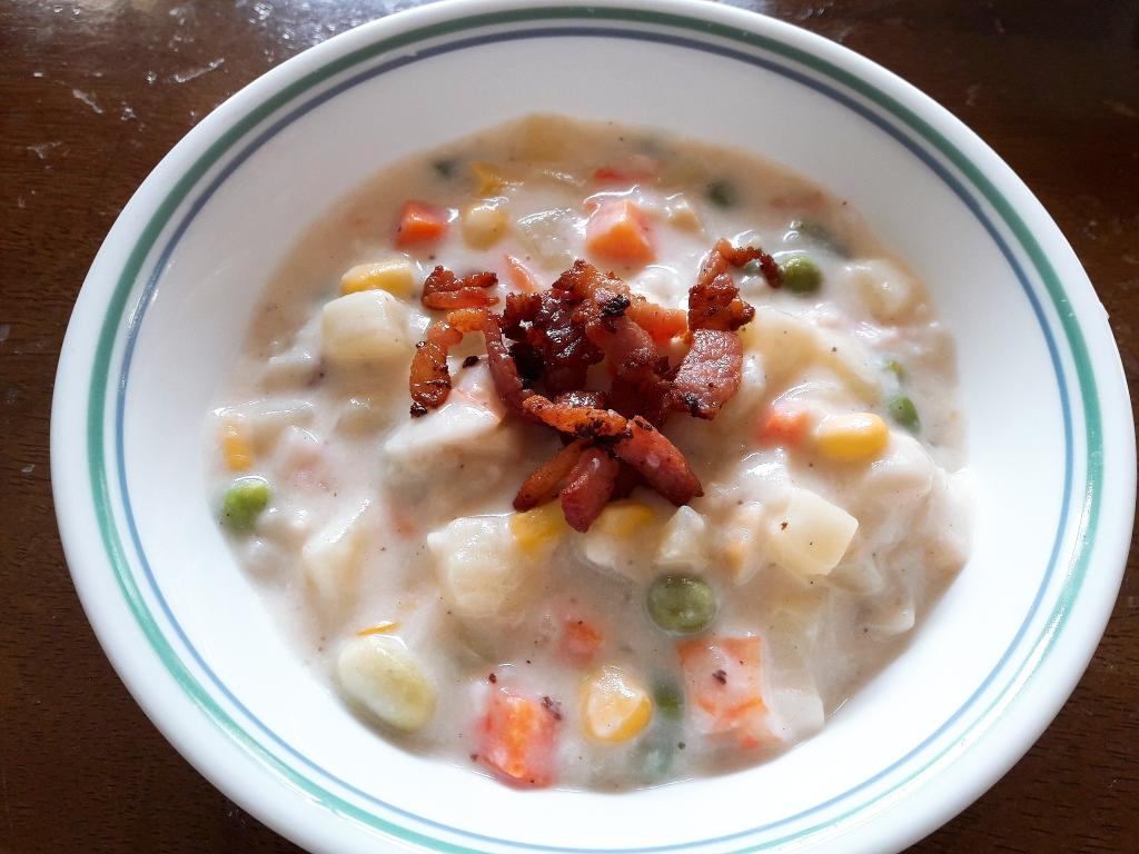 海鲜奶油浓汤(clam chowder)