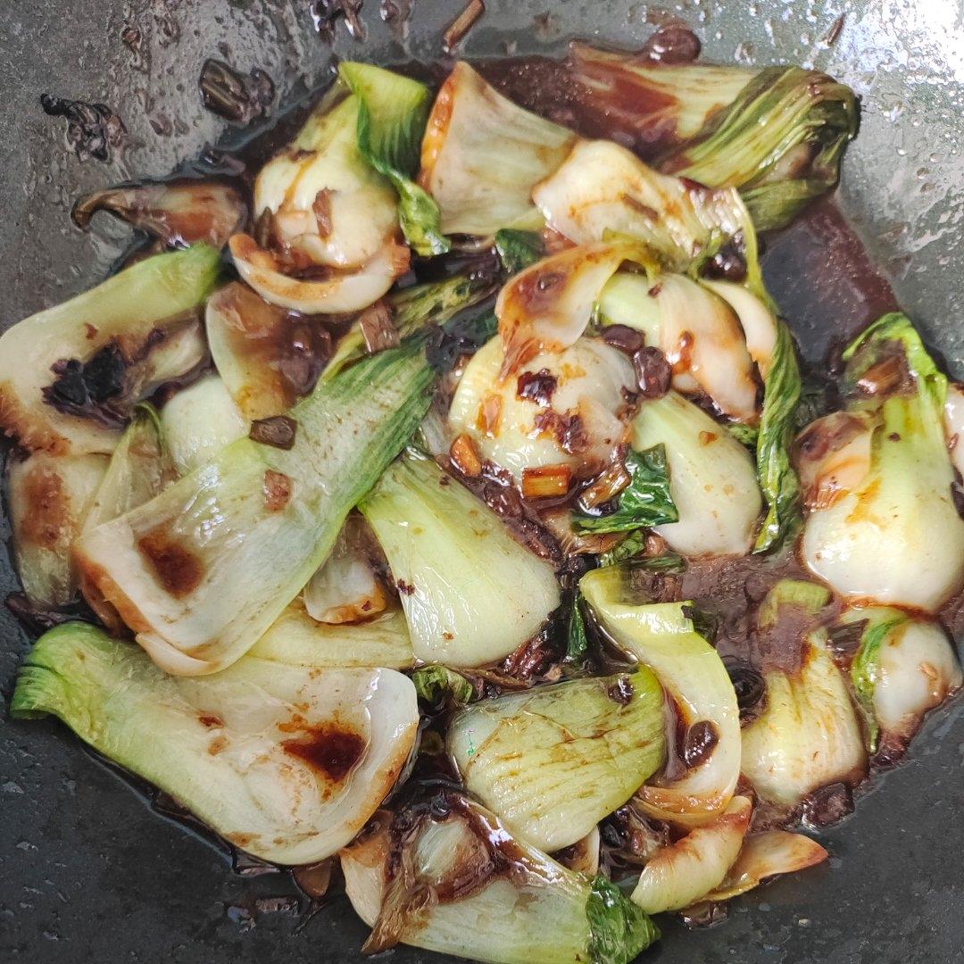 豆豉炒油菜