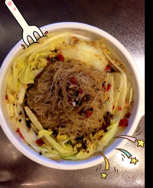 蒜蓉粉丝娃娃菜