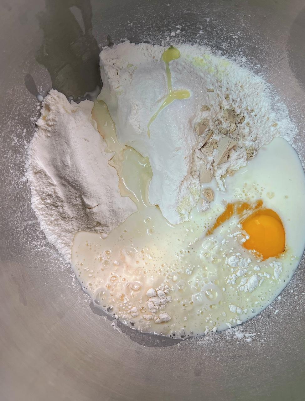 纯奶手撕吐司的做法 步骤1