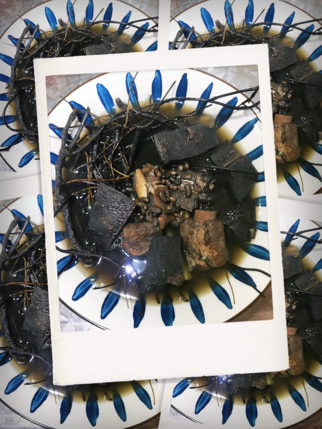 雞骨草赤小豆煲豬橫脷