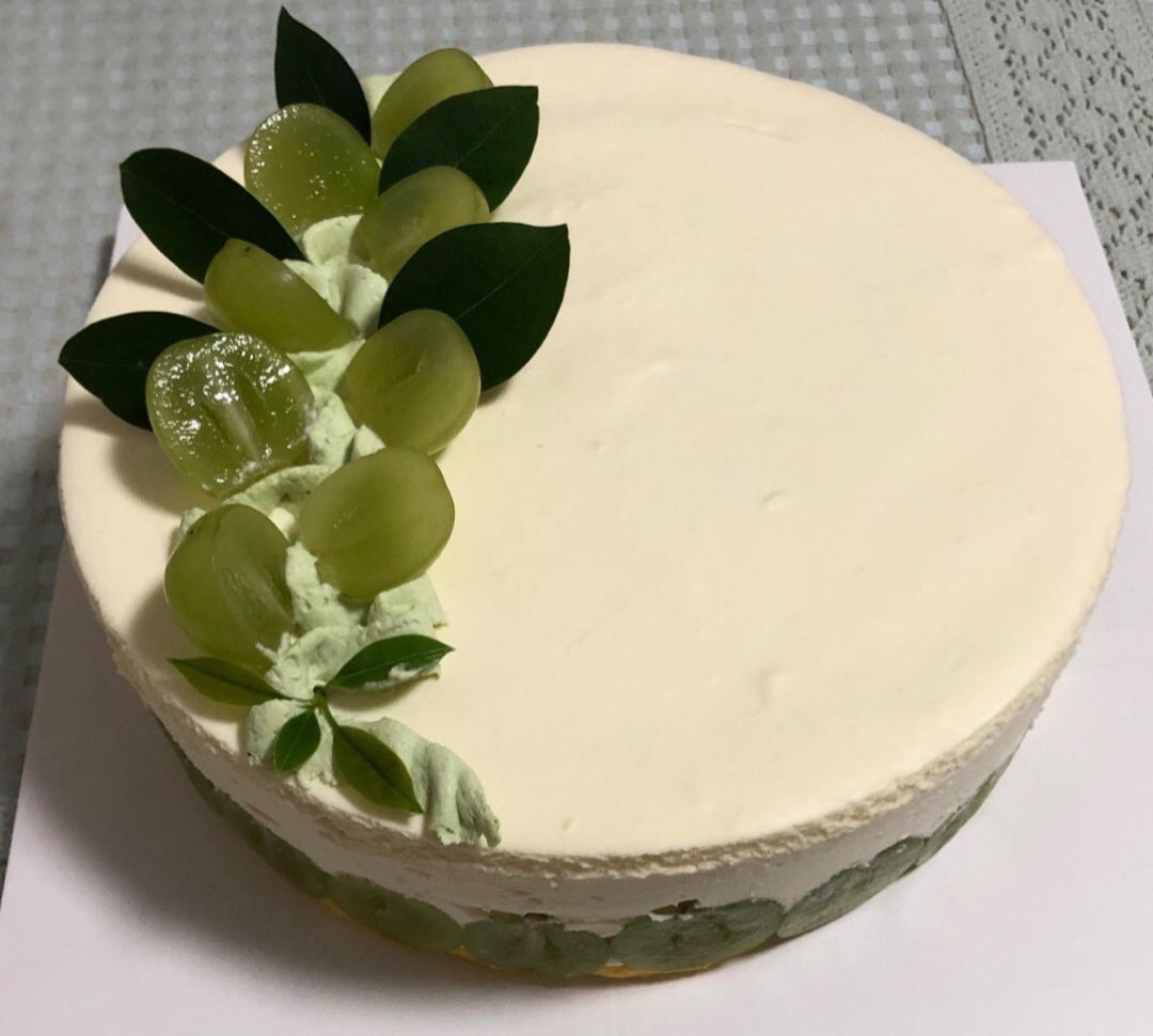 搬运【青提酸奶慕斯蛋糕】—cooking tree