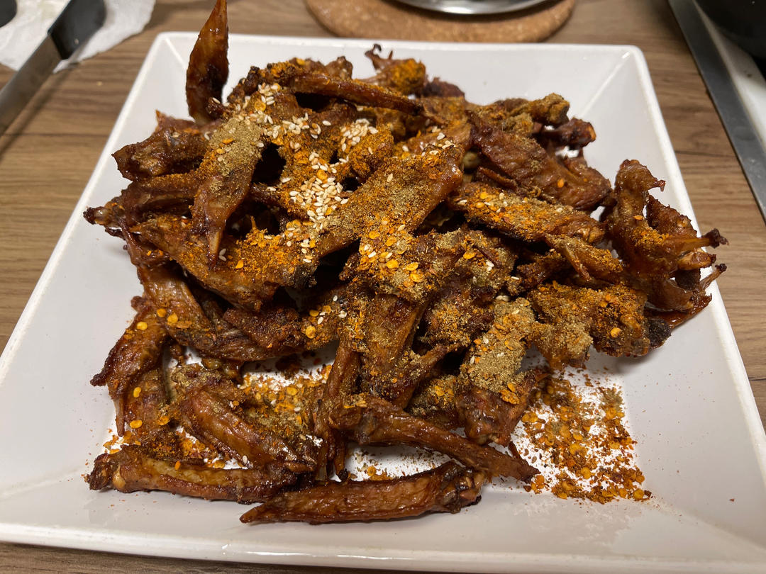 不用烤的鸡翅尖，销魂美味，绝了
