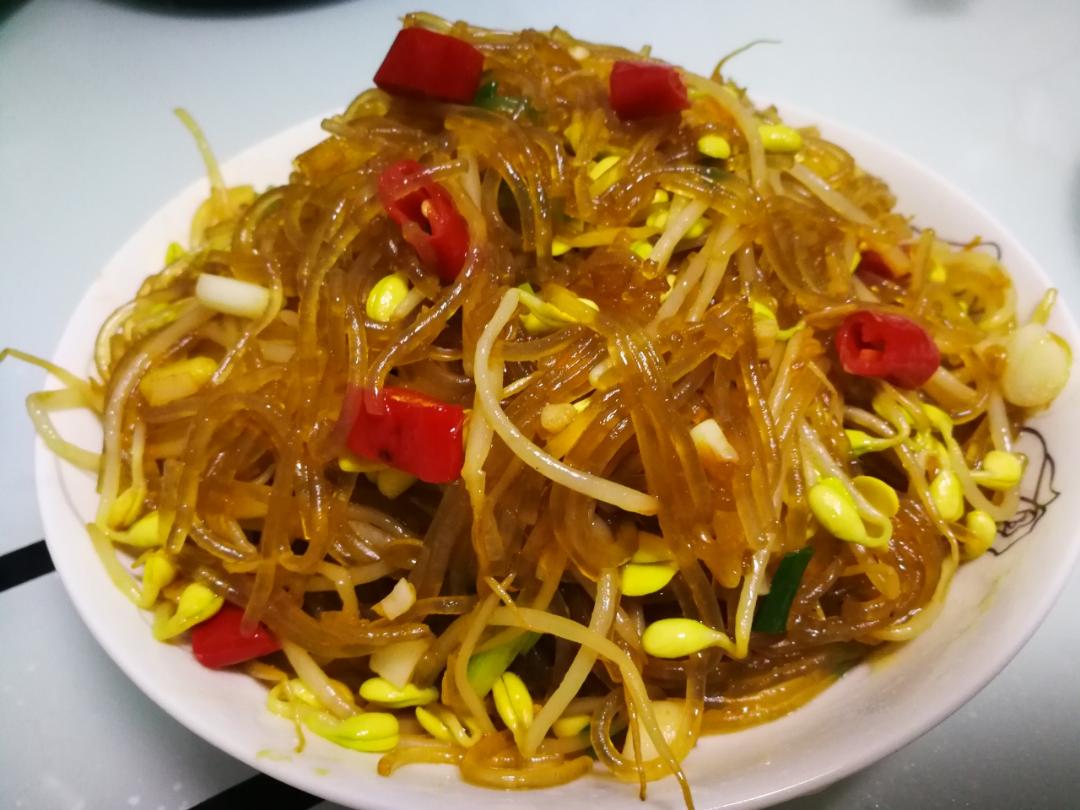 我的昵称又双叒叕被占用了做的豆芽炒粉丝