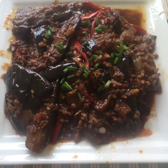 酱香肉末烧茄子