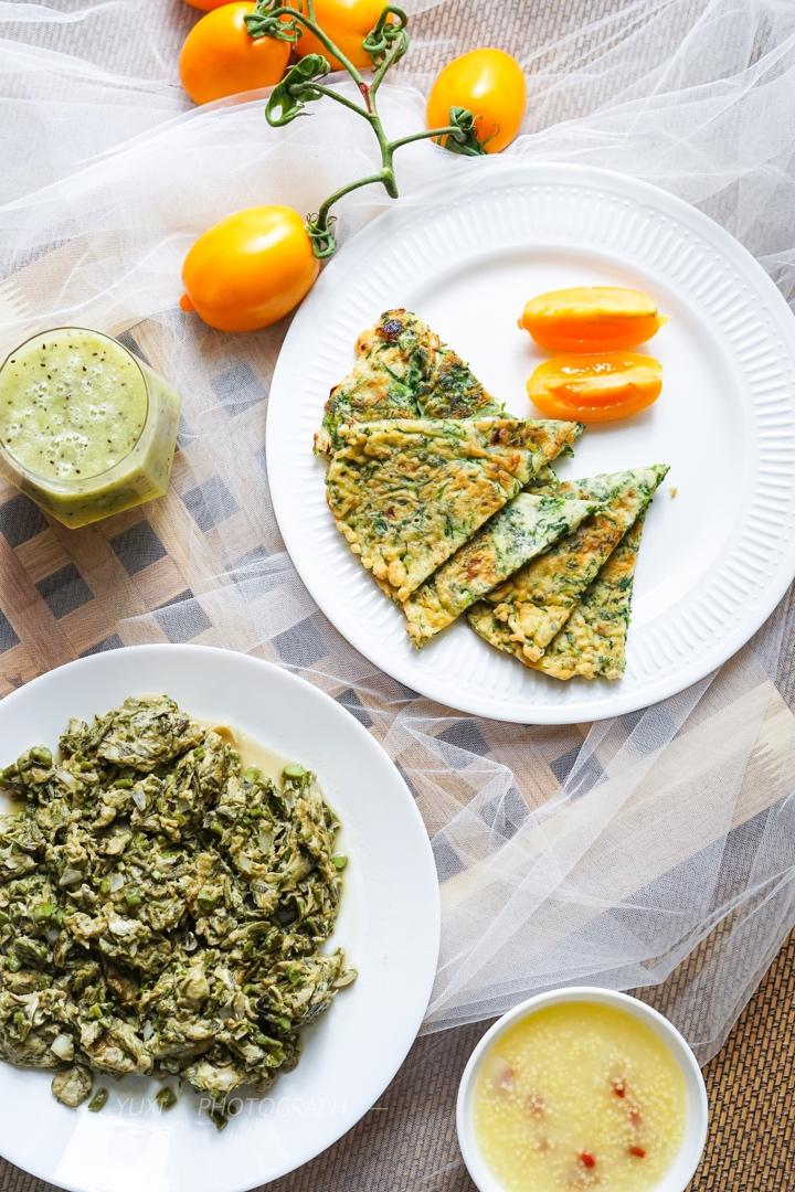 鱼汐做的春食荠菜饼1