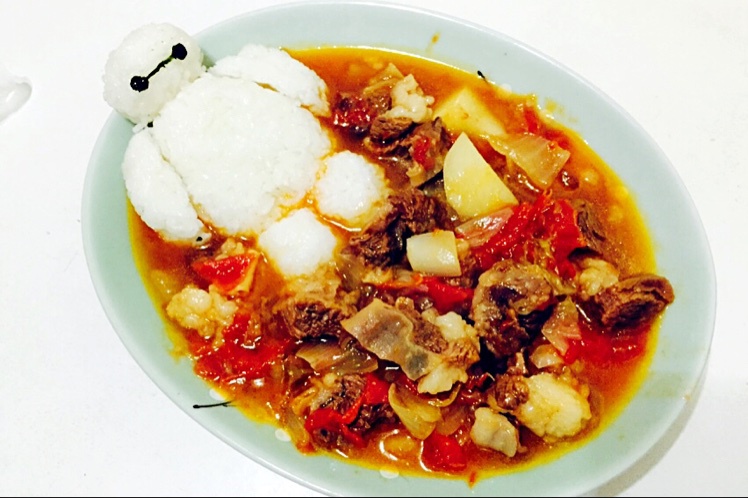 超能陆战队--大白西红柿牛腩饭（详细步骤图）