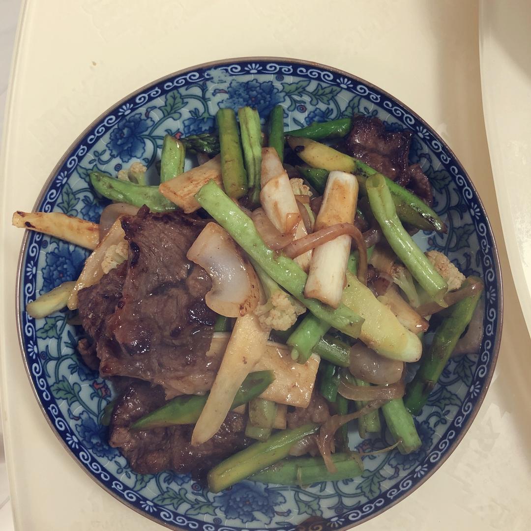 【健身厨男】杂蔬炒牛肉片