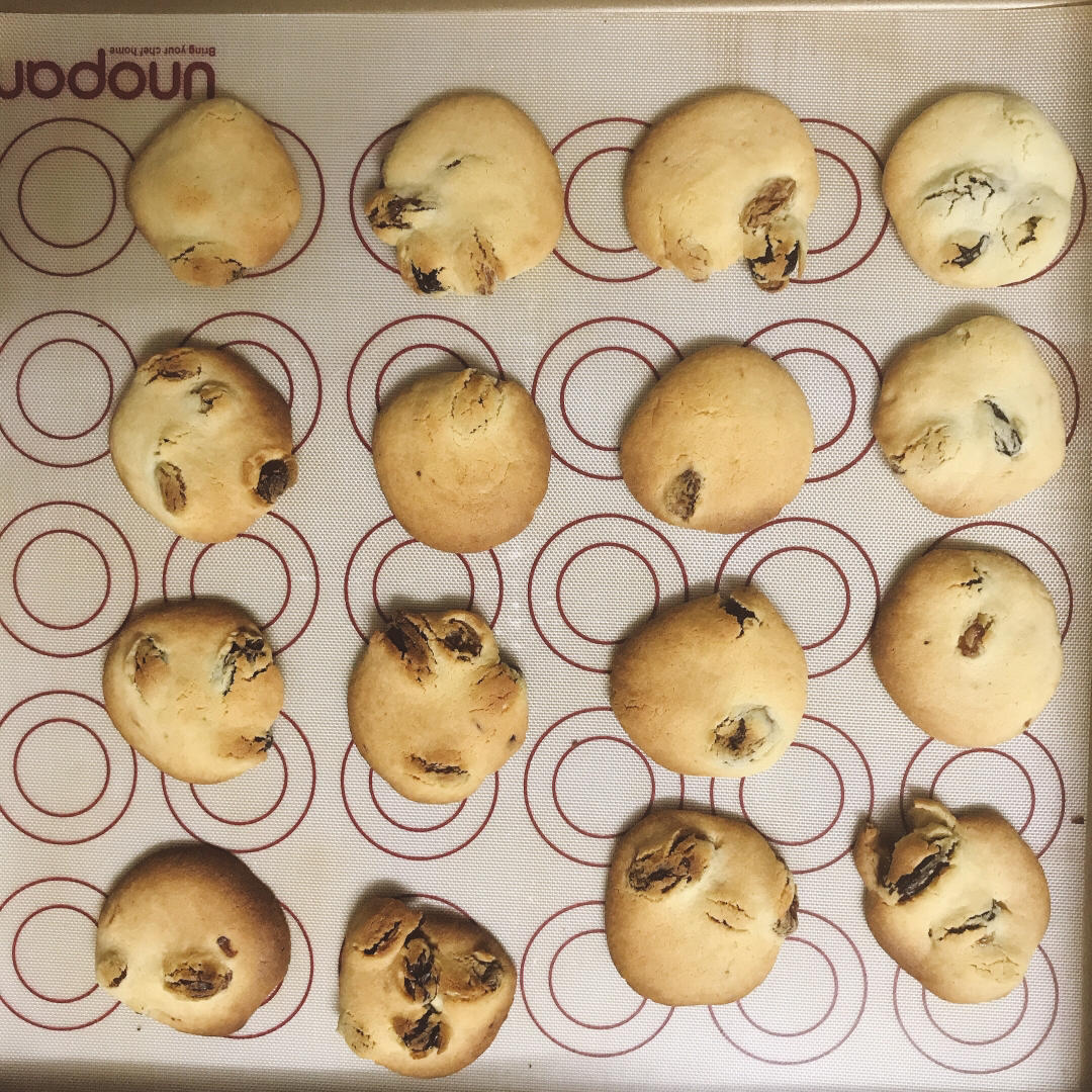 奶香浓郁的提子奶酥-儿时的回忆