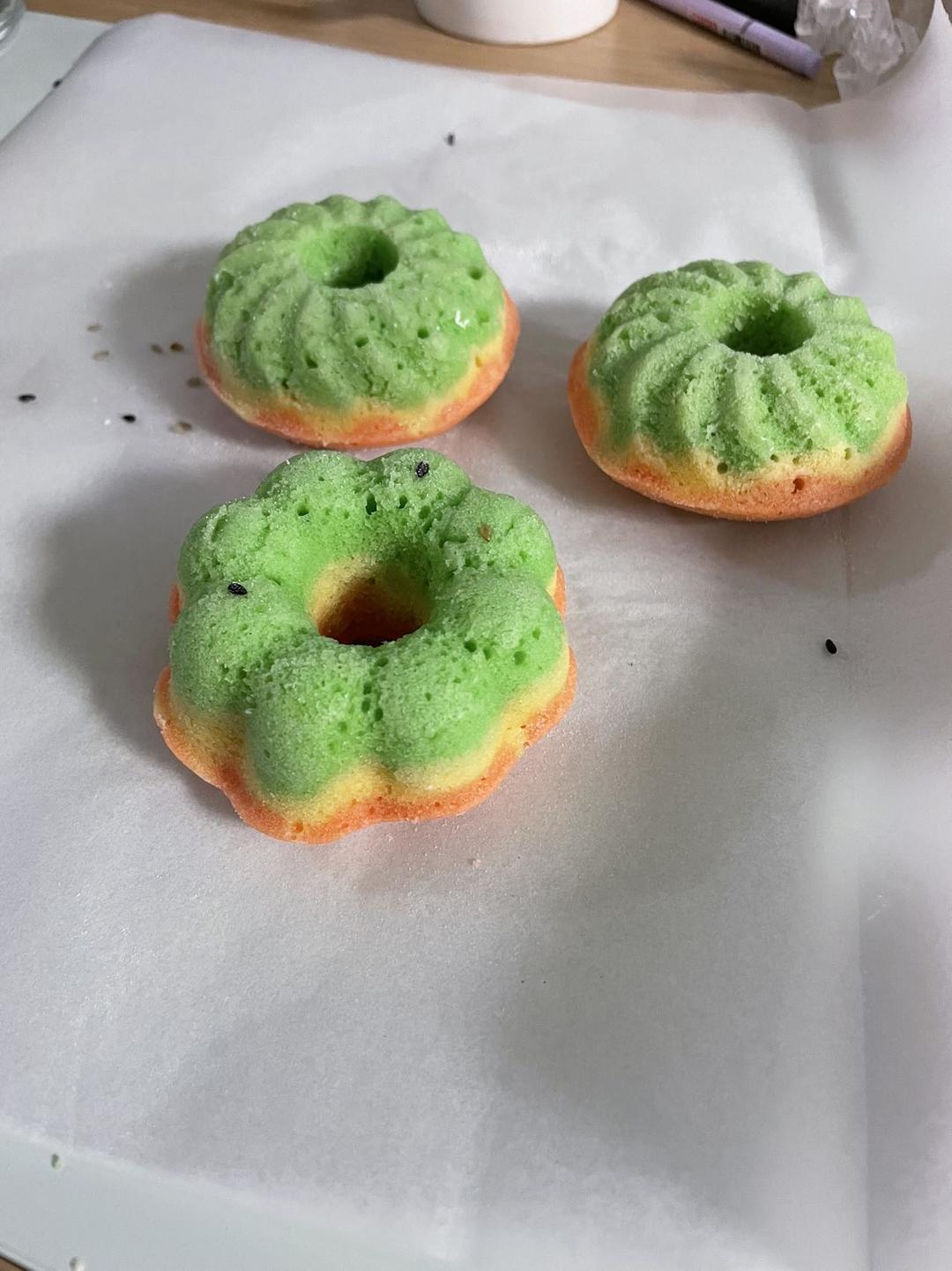 ❌油炸/搅拌就能成功的西瓜🍉甜甜圈