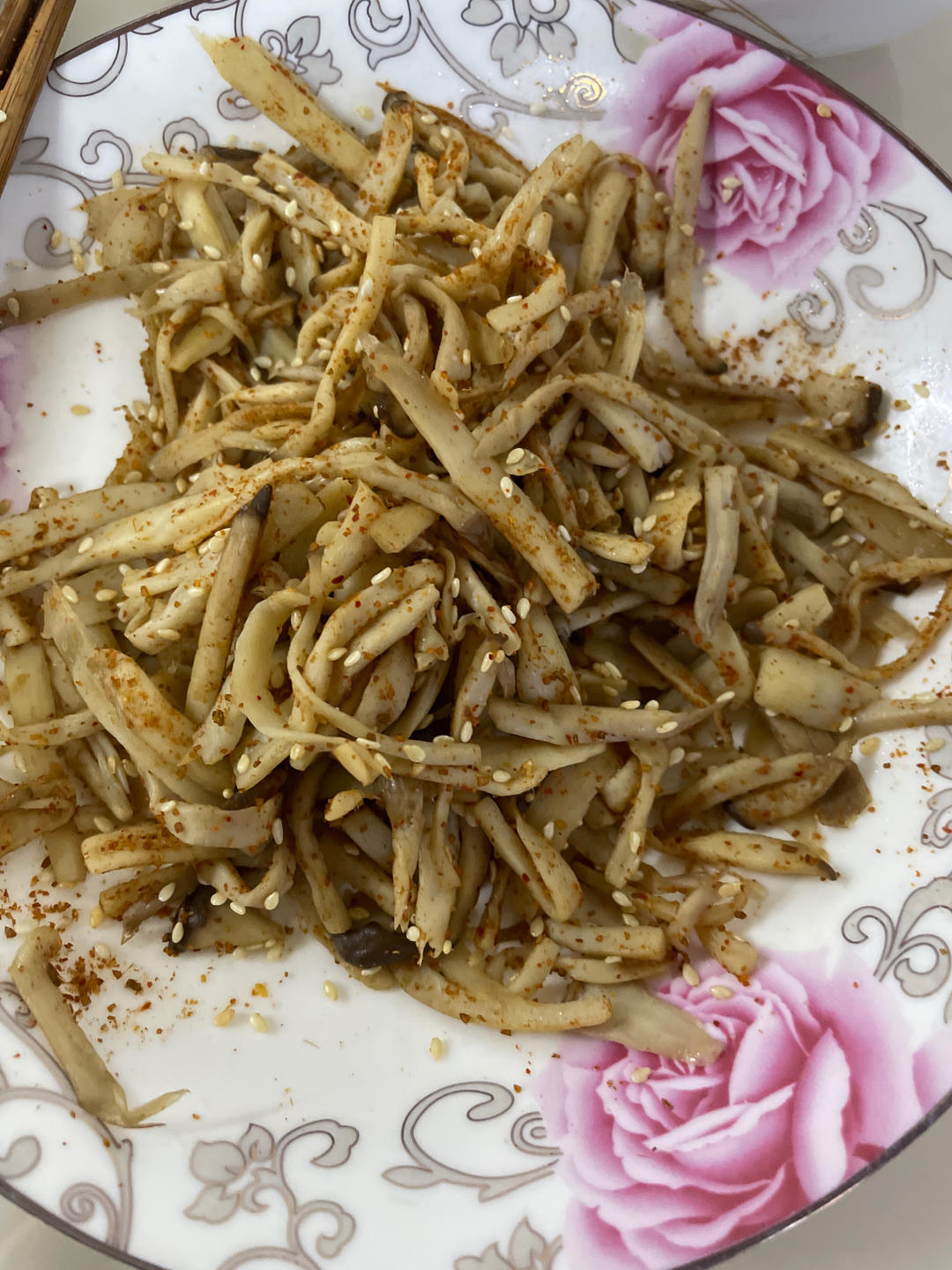 素食—比肉还好吃的烧烤味手撕杏鲍菇