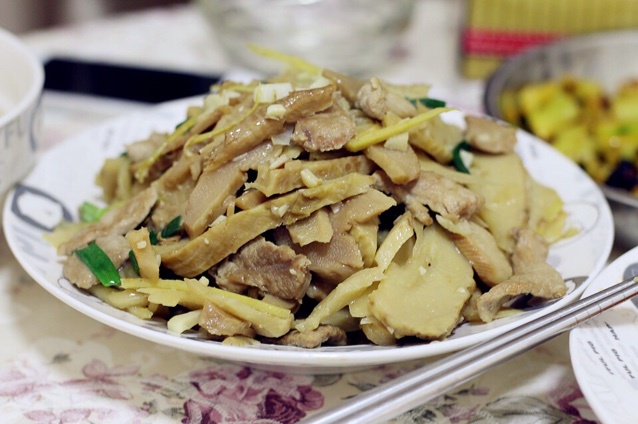 冬笋炒肉