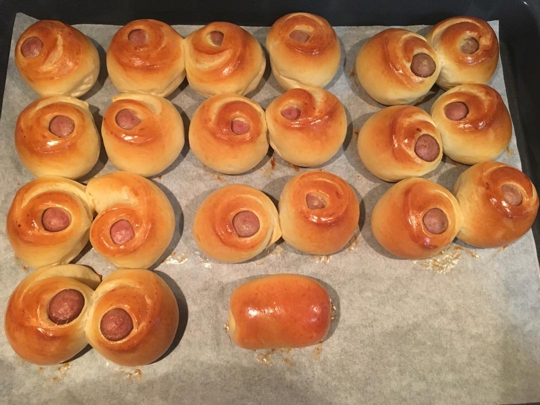 深受家人喜爱的松软面包——做法简单的汤种培根香葱面包