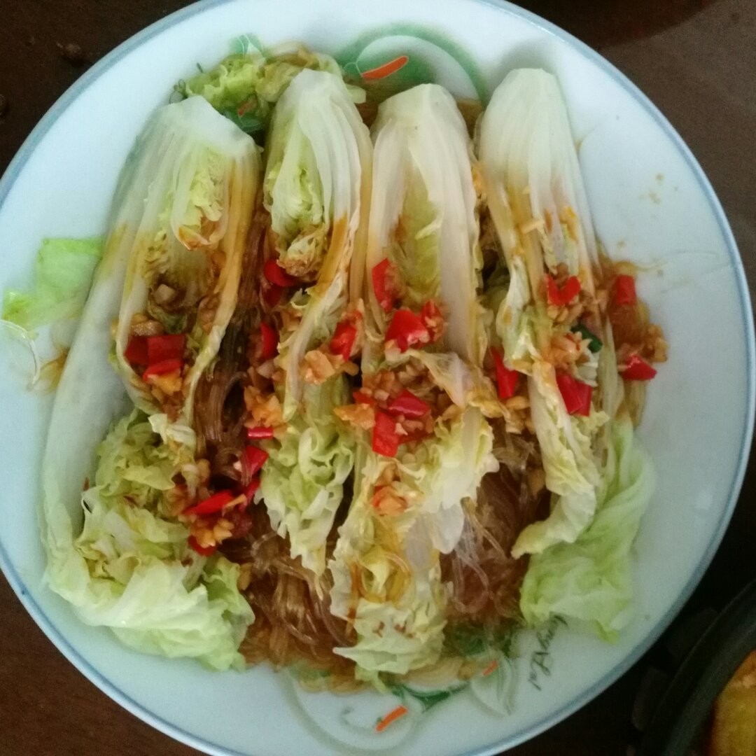 蒜蓉粉丝蒸娃娃菜