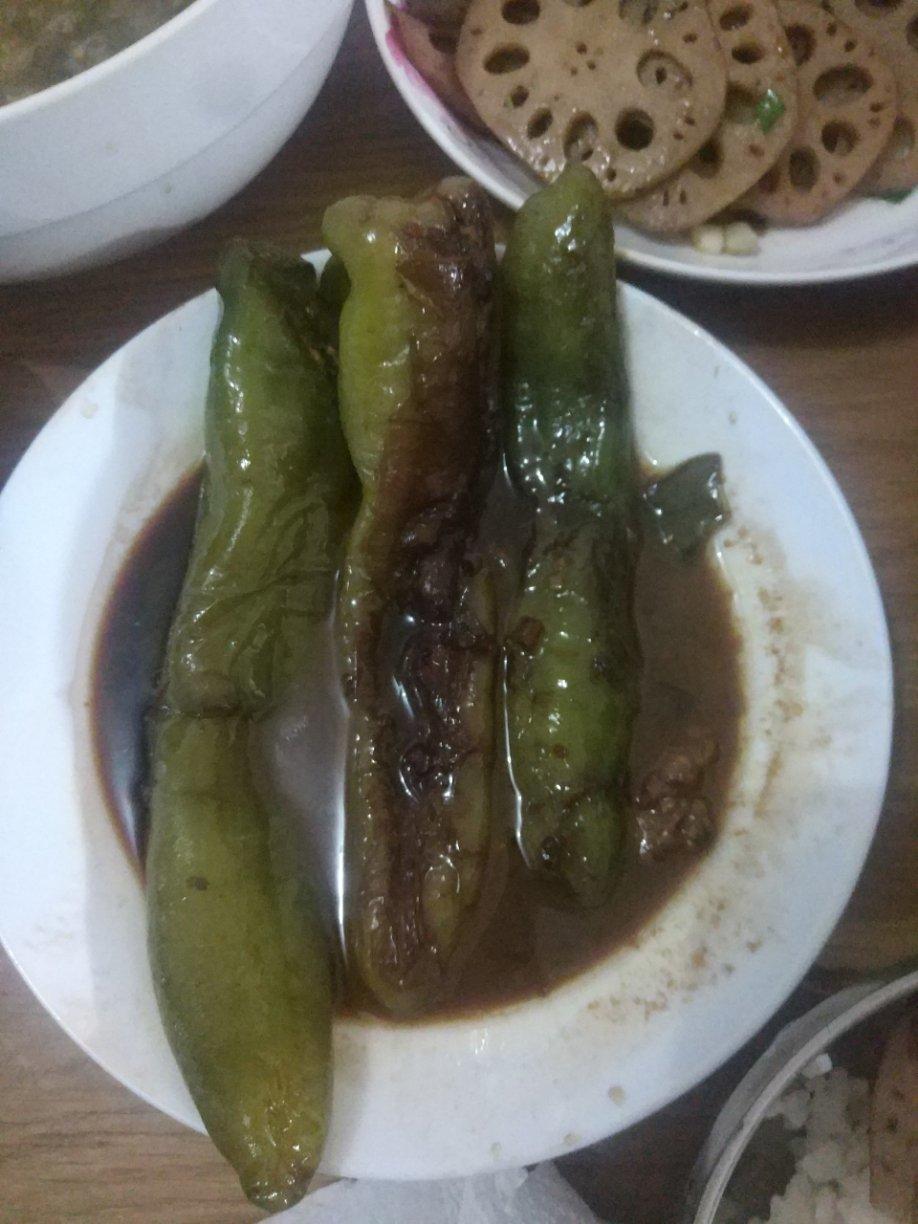 虎皮青椒塞肉