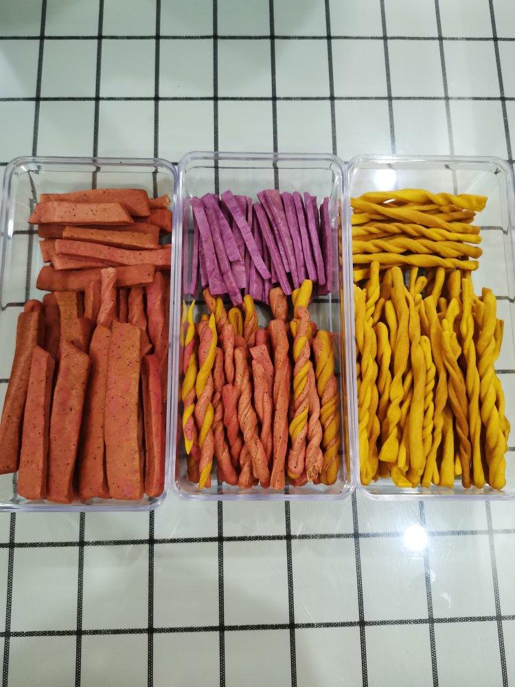 宝宝辅食之五彩果蔬磨牙棒