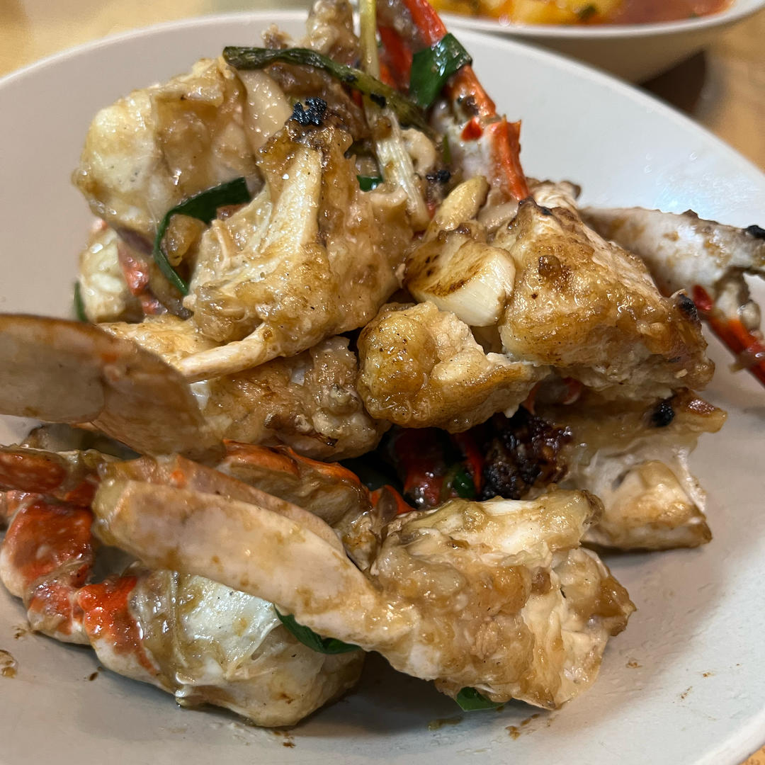 葱姜炒梭子蟹（very easy）