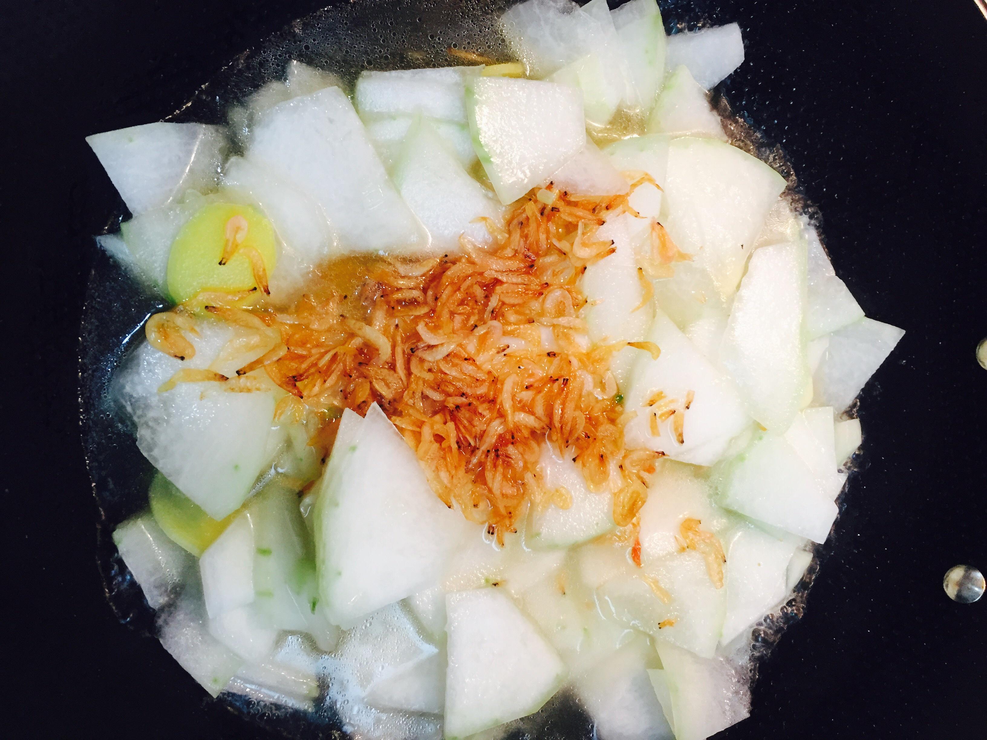 虾米煮冬瓜的做法 步骤4
