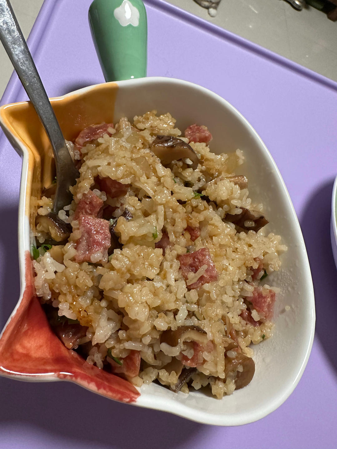 电饭锅版香菇腊肠饭