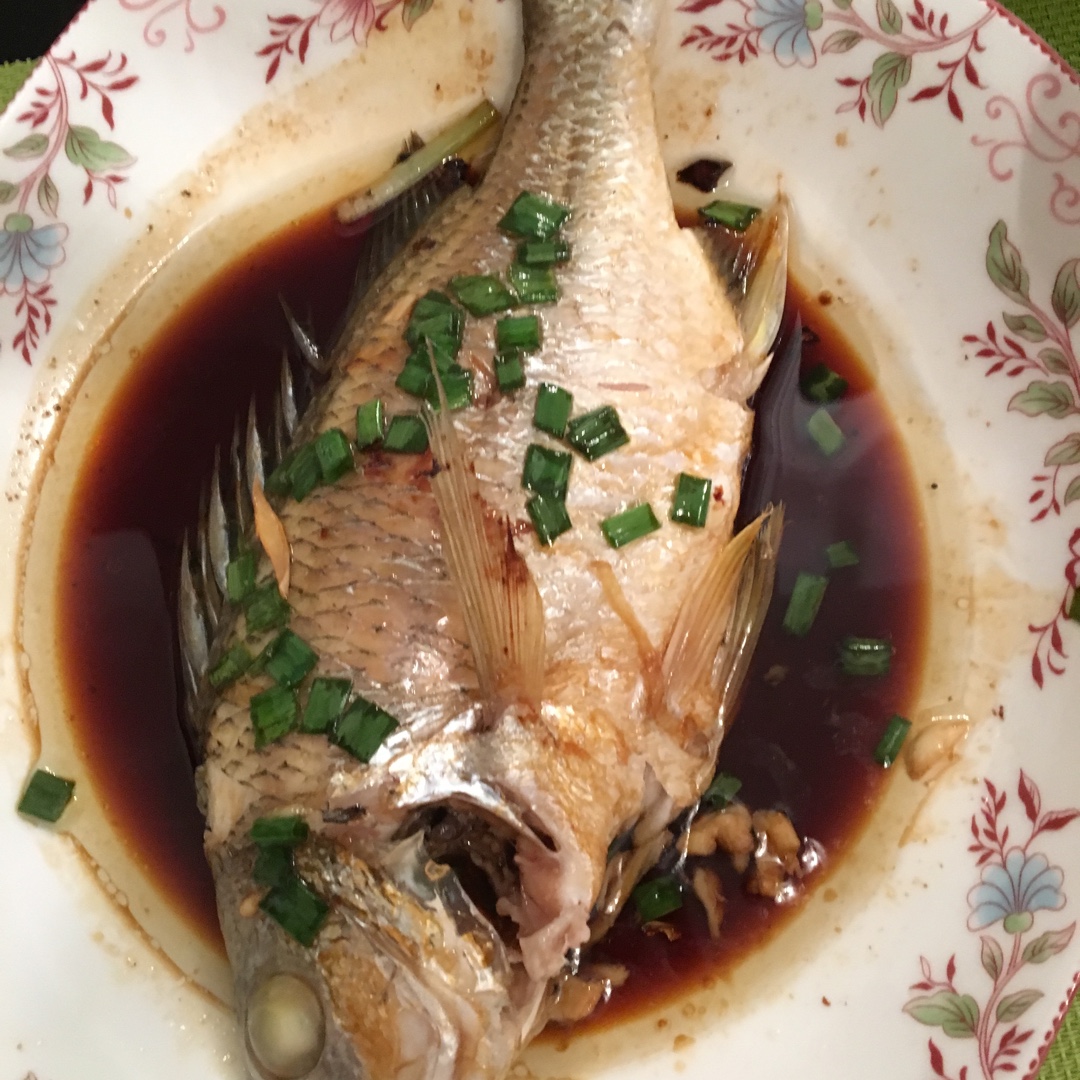 广东爱宝汤做的清蒸海鱼