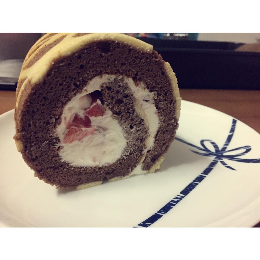 超萌长颈鹿蛋糕卷