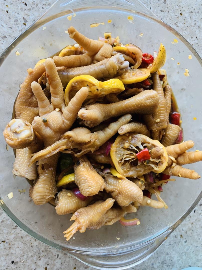 停不下来的酸辣百香果柠檬🍋鸡爪